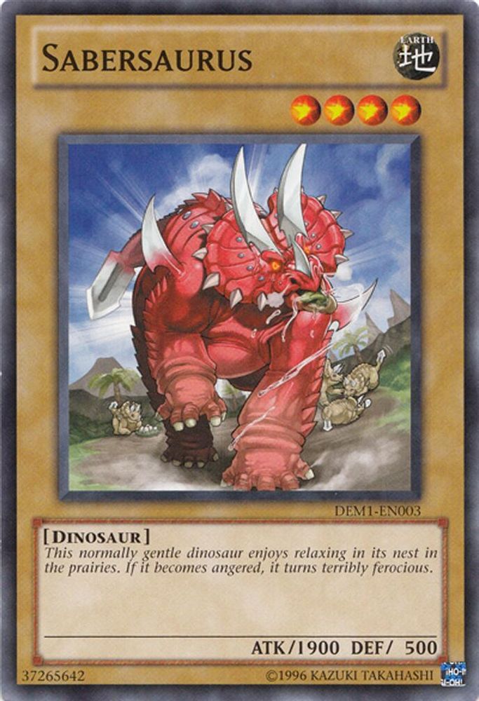Sabersaurus (DEM1-EN003) - Common