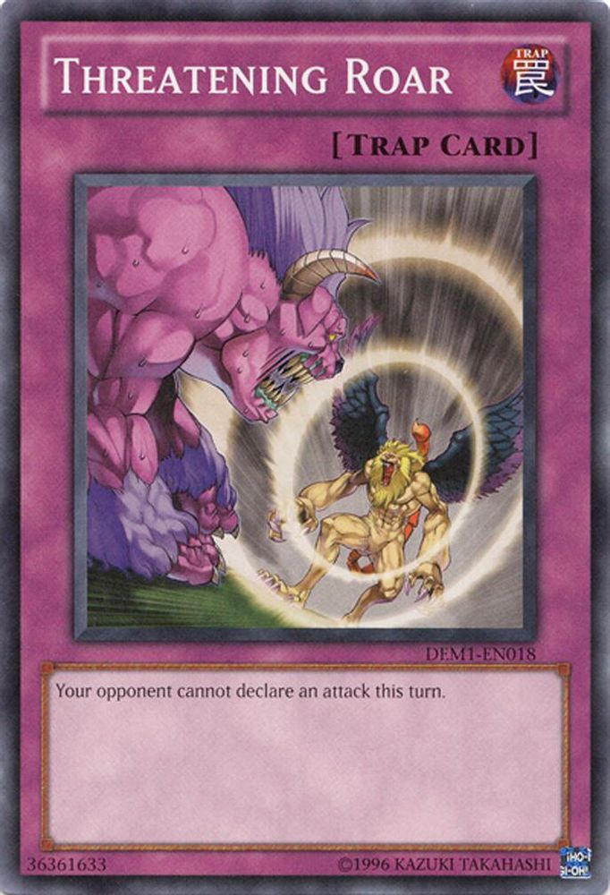 Threatening Roar (DEM1-EN018) - Common