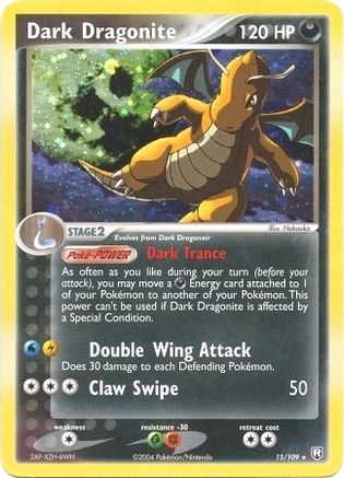 Dark Dragonite - 15/109 (EX Team Rocket Returns)/109  - Holofoil - Holo Rare