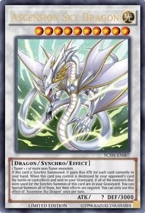 Ascension Sky Dragon (YCSW-EN007) - Super Rare