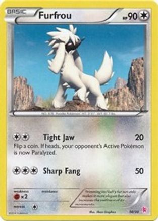 Furfrou (#16 - Sylveon)  - Common