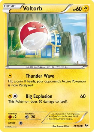 Voltorb 021  - Common