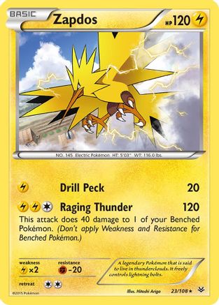 Zapdos 023  - Rare