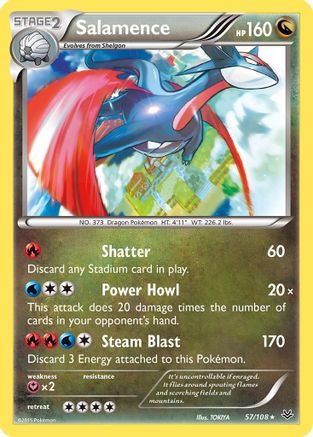 Salamence 057  - Holofoil - Holo Rare