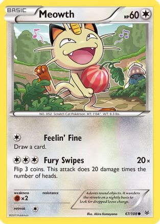 Meowth 067  - Common