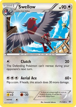 Swellow (71)  - Rare
