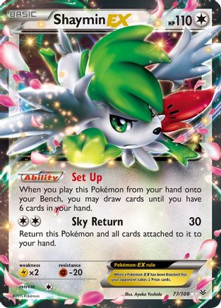 Shaymin EX 077  - Holofoil - Ultra Rare