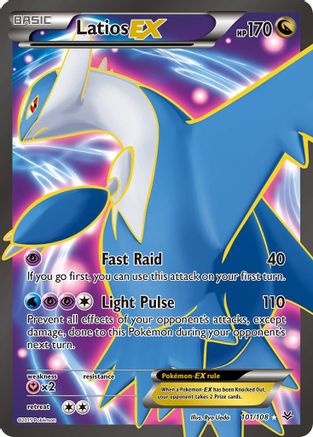 Latios EX (101 Full Art) (101 Full Art) 101/108  - Holofoil - Ultra Rare