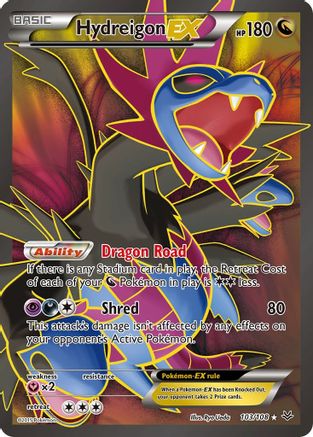 Hydreigon EX (103 Full Art) (103 Full Art) 103/108  - Holofoil - Ultra Rare