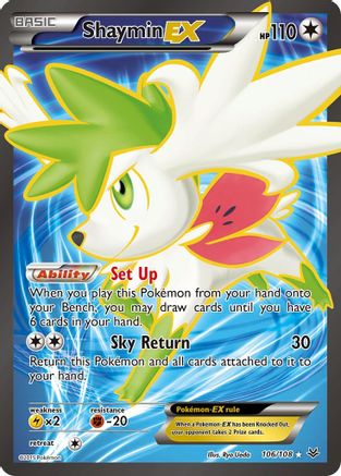 Shaymin EX (106 Full Art) (106 Full Art) 106  - Holofoil - Ultra Rare
