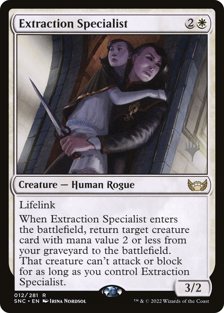 Spécialiste de l'extraction (Pack promotionnel) [Streets of New Capenna Promos] 