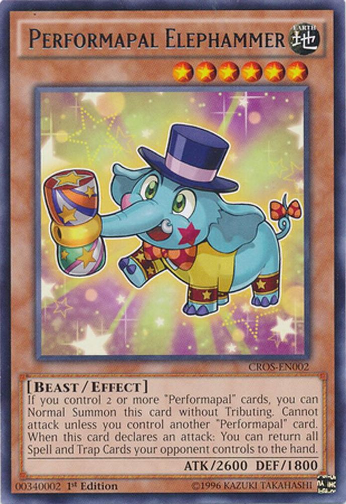 Performapal Elephammer (CROS-EN002) - Rare
