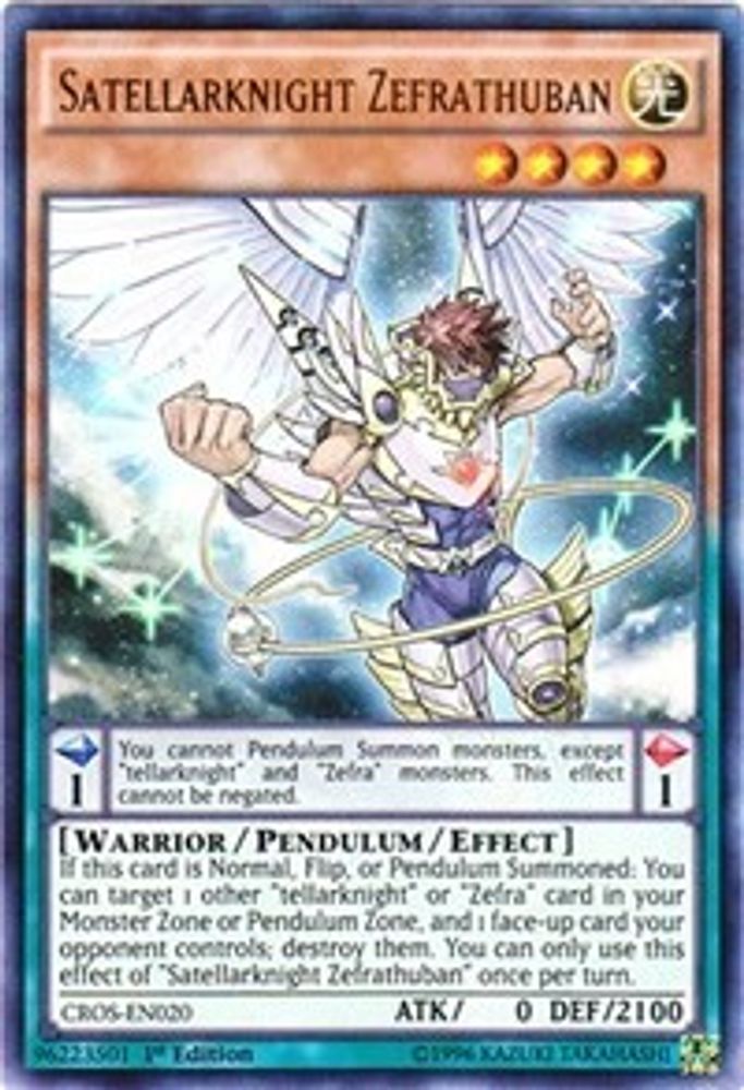 Satellarknight Zefrathuban (CROS-EN020) - Ultra Rare