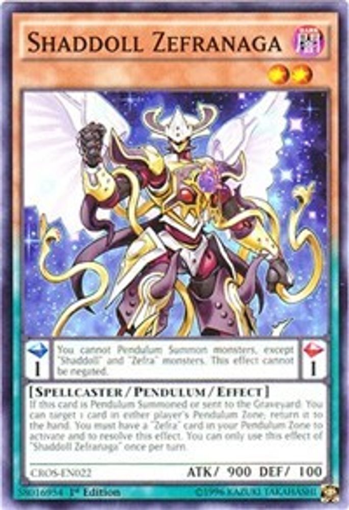 Shaddoll Zefranaga (CROS-EN022) - Common