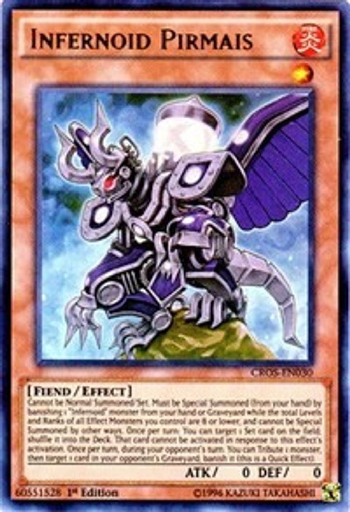 Infernoid Pirmais (CROS-EN030) - Ultra Rare