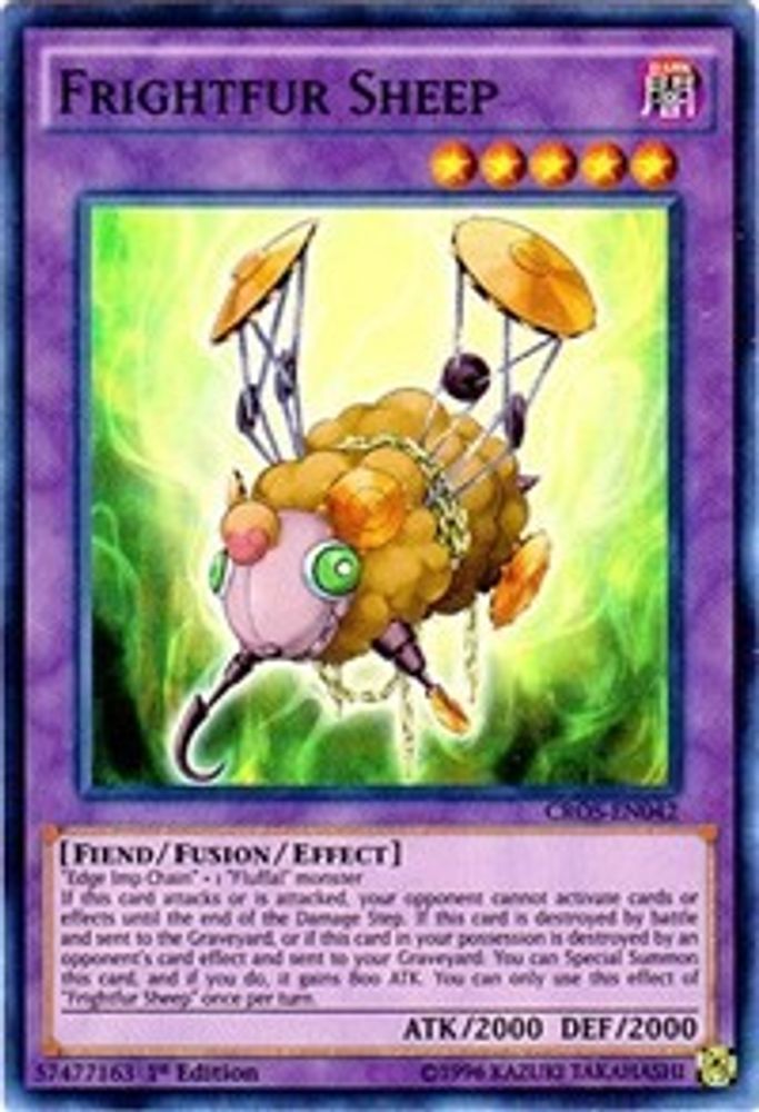 Frightfur Sheep (CROS-EN042) - Super Rare