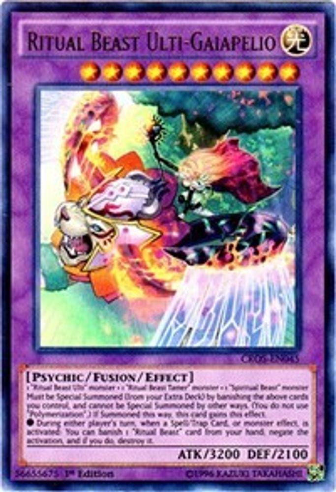 Ritual Beast Ulti-Gaiapelio (CROS-EN045) - Ultra Rare