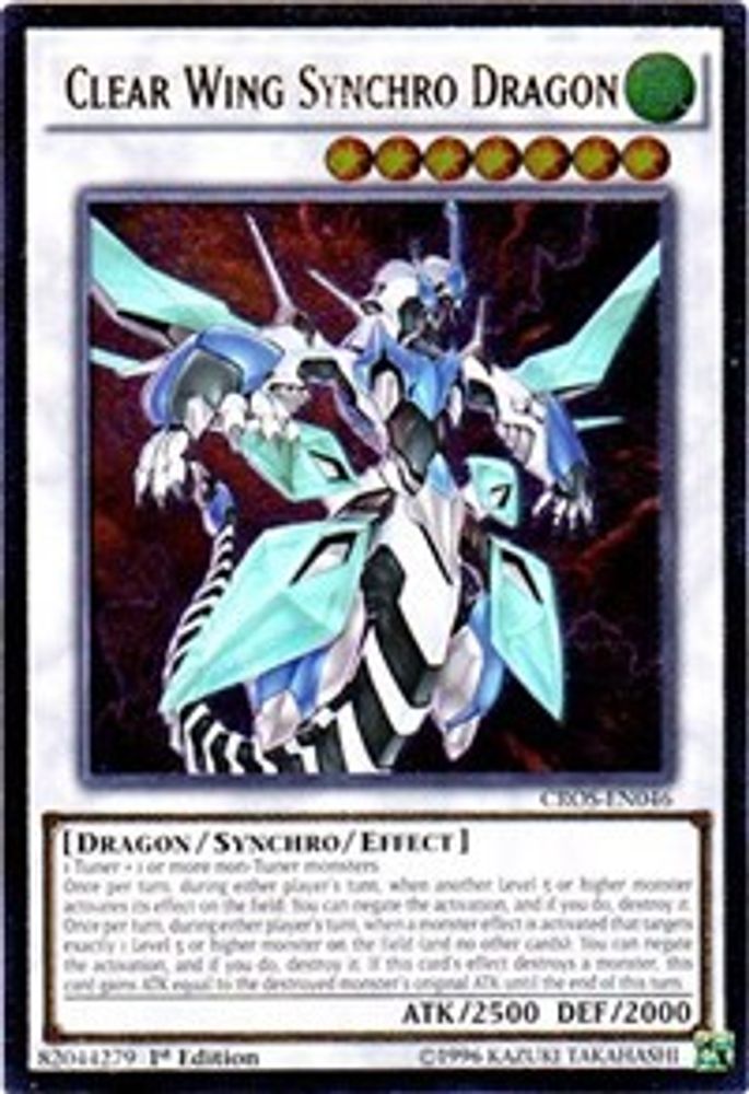 Clear Wing Synchro Dragon (UTR) (CROS-EN046) - Ultimate Rare