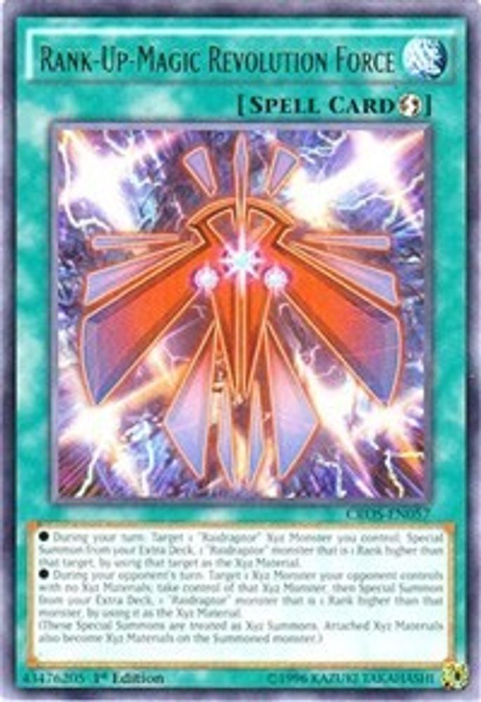 Rank-Up-Magic Revolution Force (CROS-EN057) - Rare