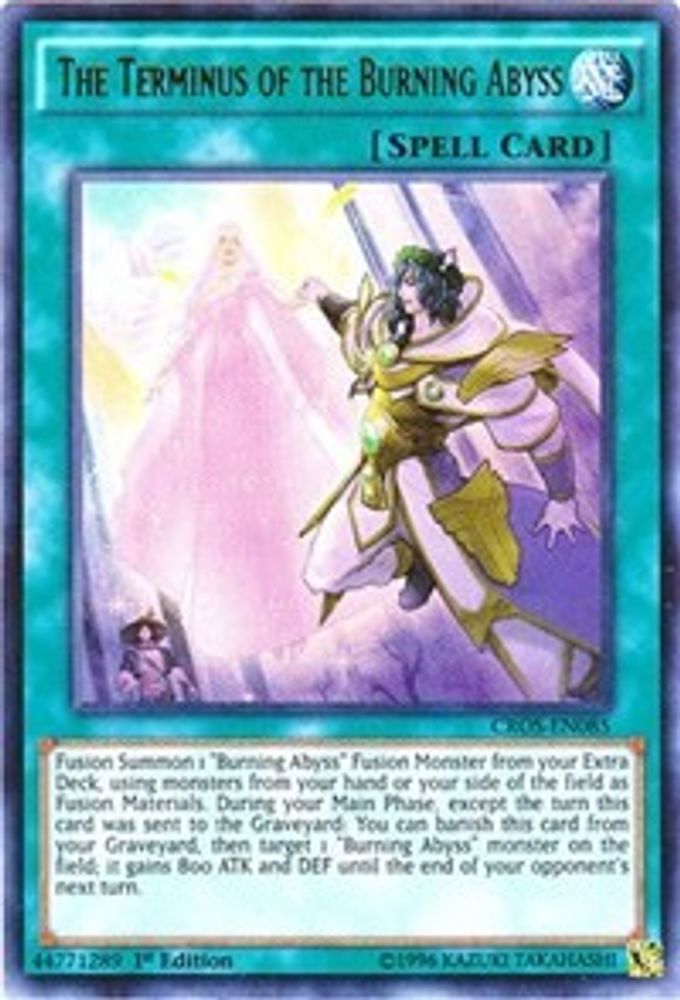 The Terminus of the Burning Abyss (CROS-EN085) - Ultra Rare