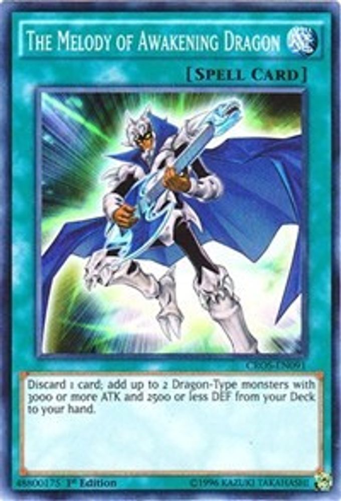 The Melody of Awakening Dragon (CROS-EN091) - Super Rare