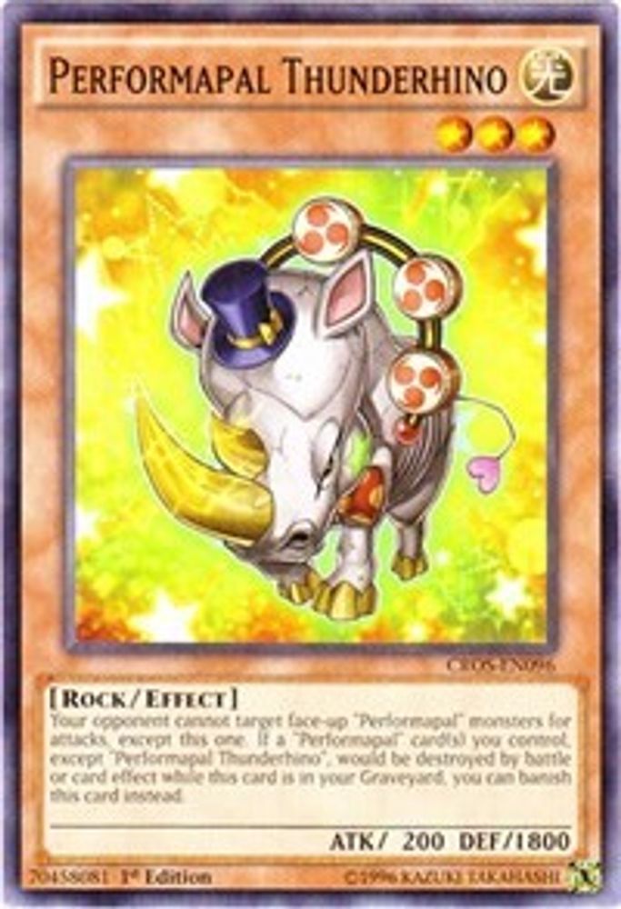 Performapal Thunderhino (CROS-EN096) - Common
