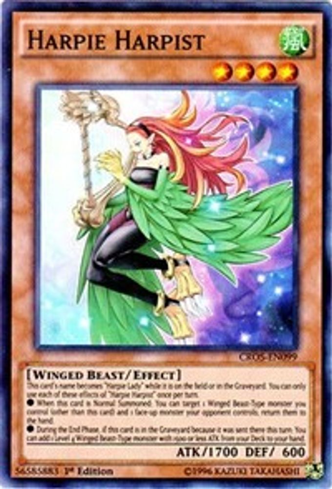 Harpie Harpiste [CROS-EN099] Super Rare 