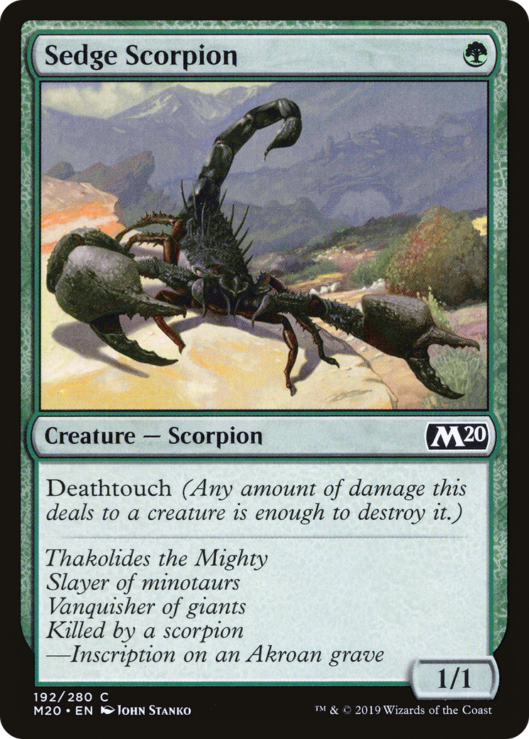 Sedge Scorpion [Édition de base 2020] 