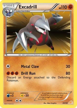 Excadrill (#30 Holo)  - Holofoil - Common
