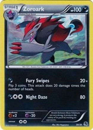 Zoroark (17/30) [Noir et Blanc : Kit d'entraînement - Zoroark] 