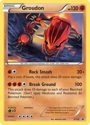 Groudon - XY52  - Holofoil - Promo
