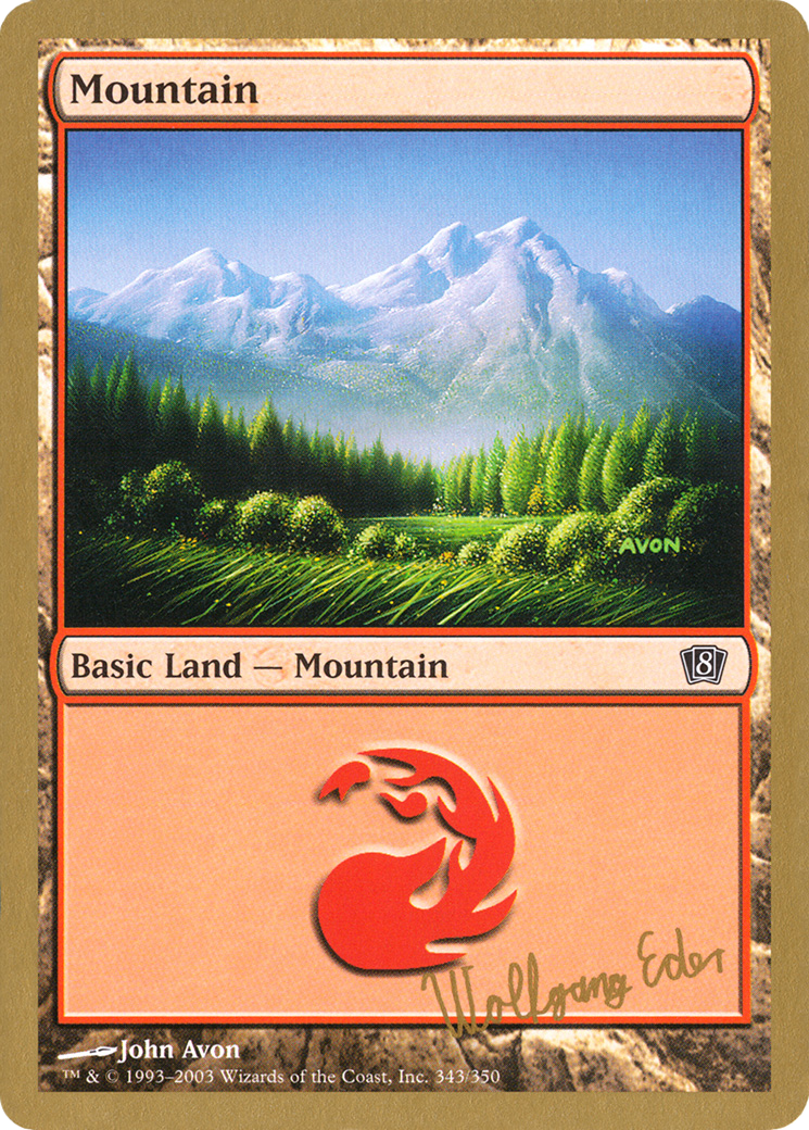 Montagne (we343) (Wolfgang Eder) [Decks de championnat du monde 2003] 