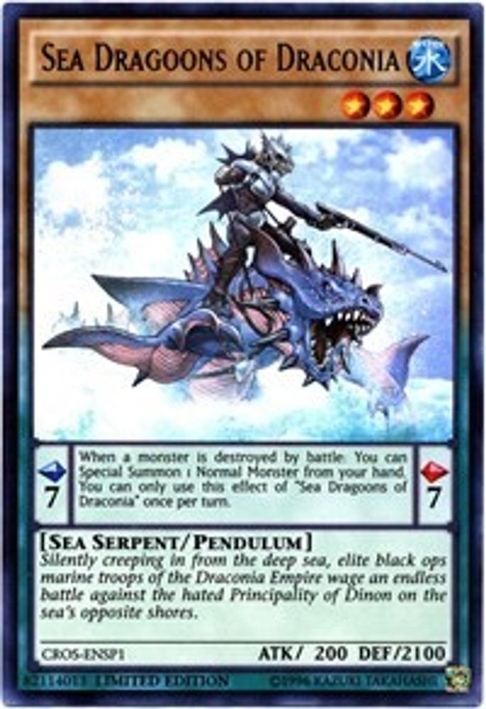 Sea Dragoons of Draconia (CROS-ENSP1) (CROS-ENSP1) - Ultra Rare