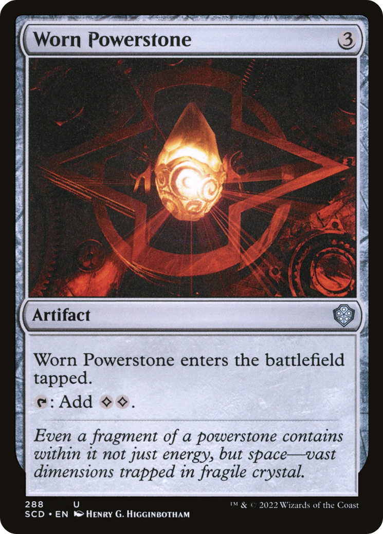 Pierre de puissance usée [Decks Starter Commander] 