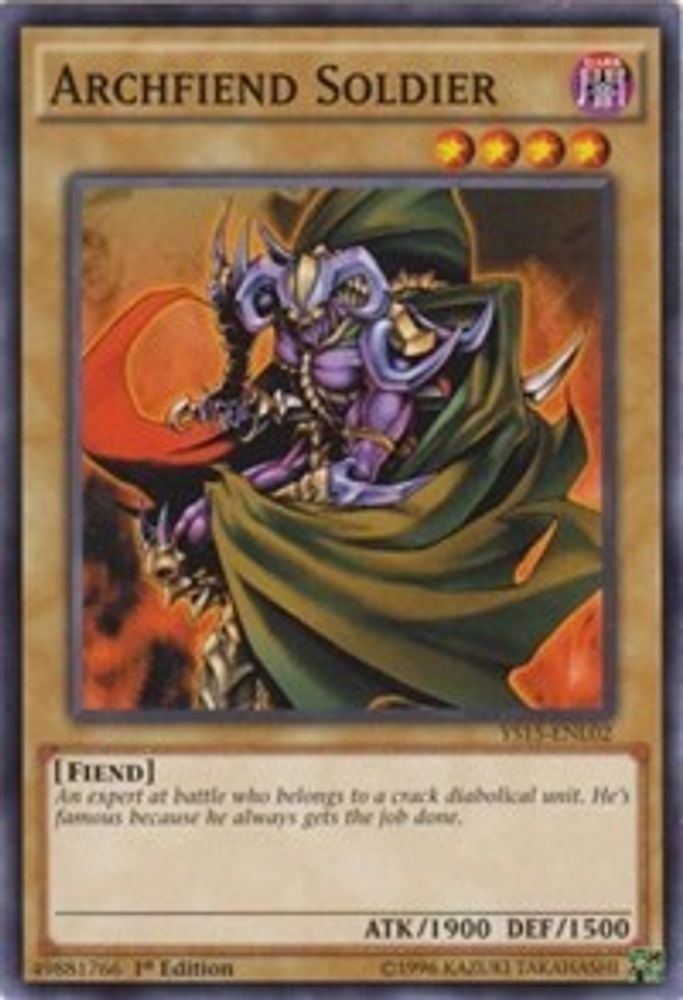 Archfiend Soldier (YS15-ENL02) - Common