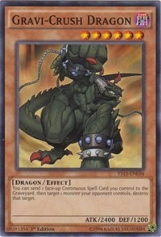 Gravi-Crush Dragon (YS15-ENL04) - Common