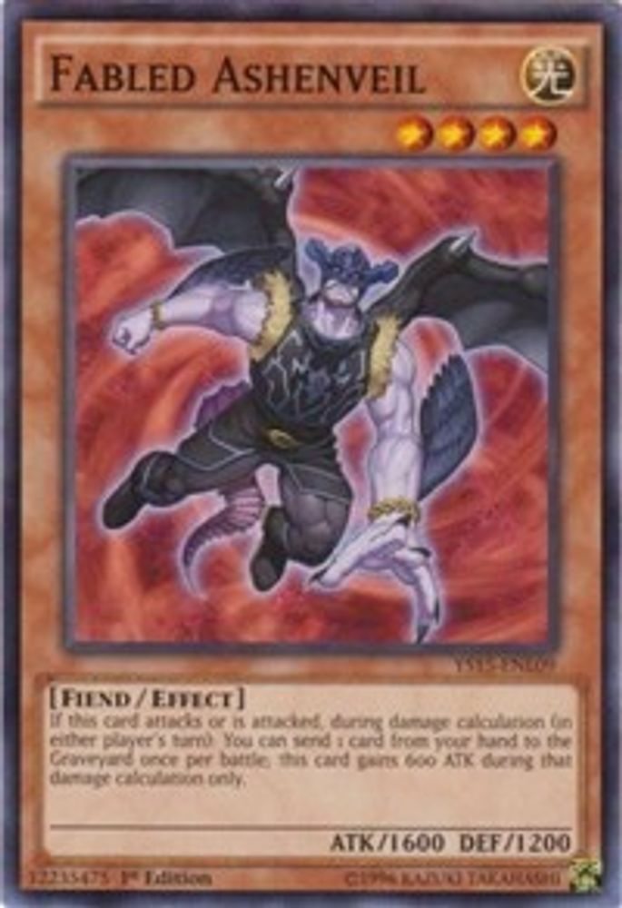 Fabled Ashenveil (YS15-ENL09) - Common