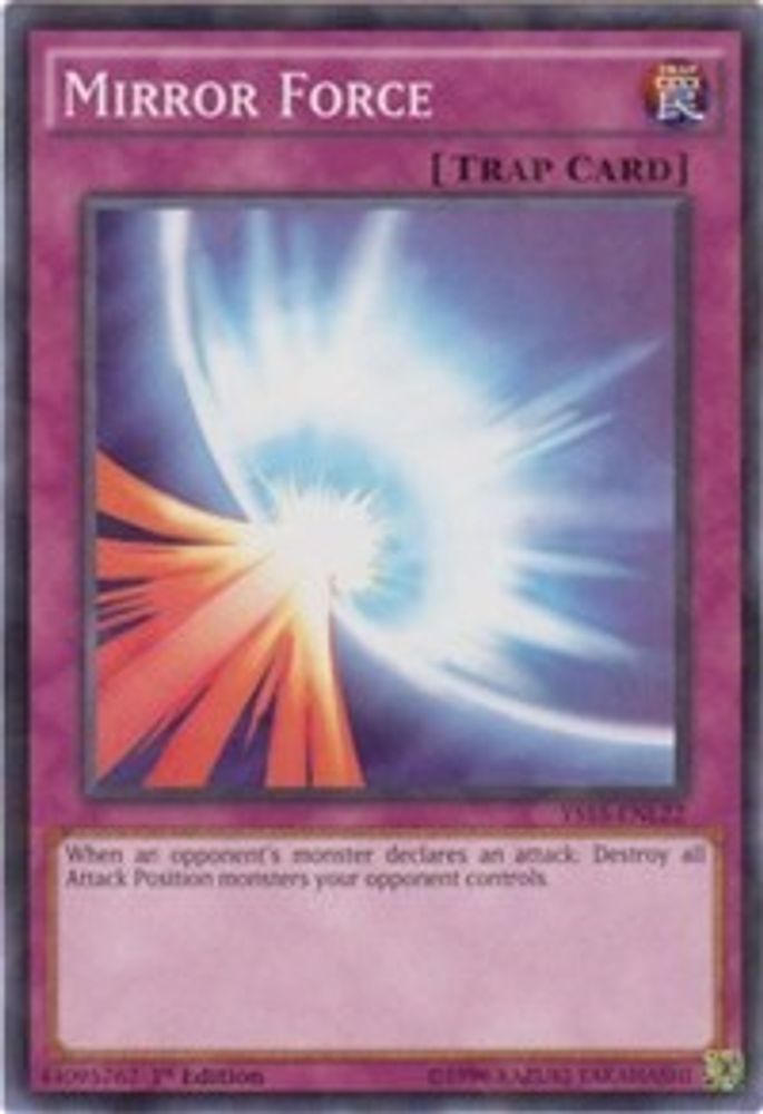 Mirror Force (Shatterfoil) (YS15-ENL22) - Shatterfoil Rare