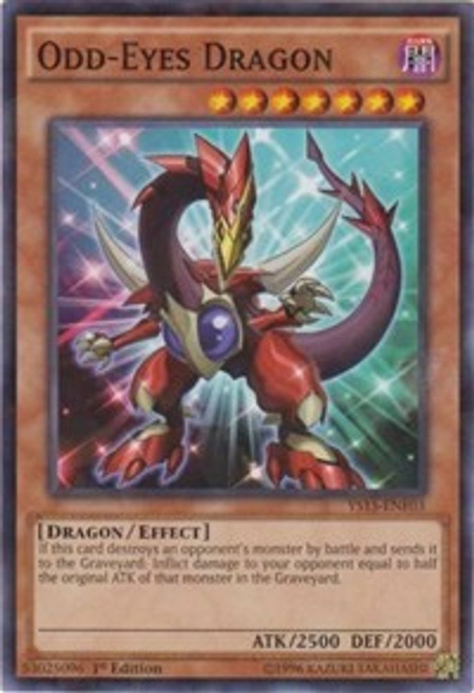 Odd-Eyes Dragon (Shatterfoil) (YS15-ENF03) - Shatterfoil Rare