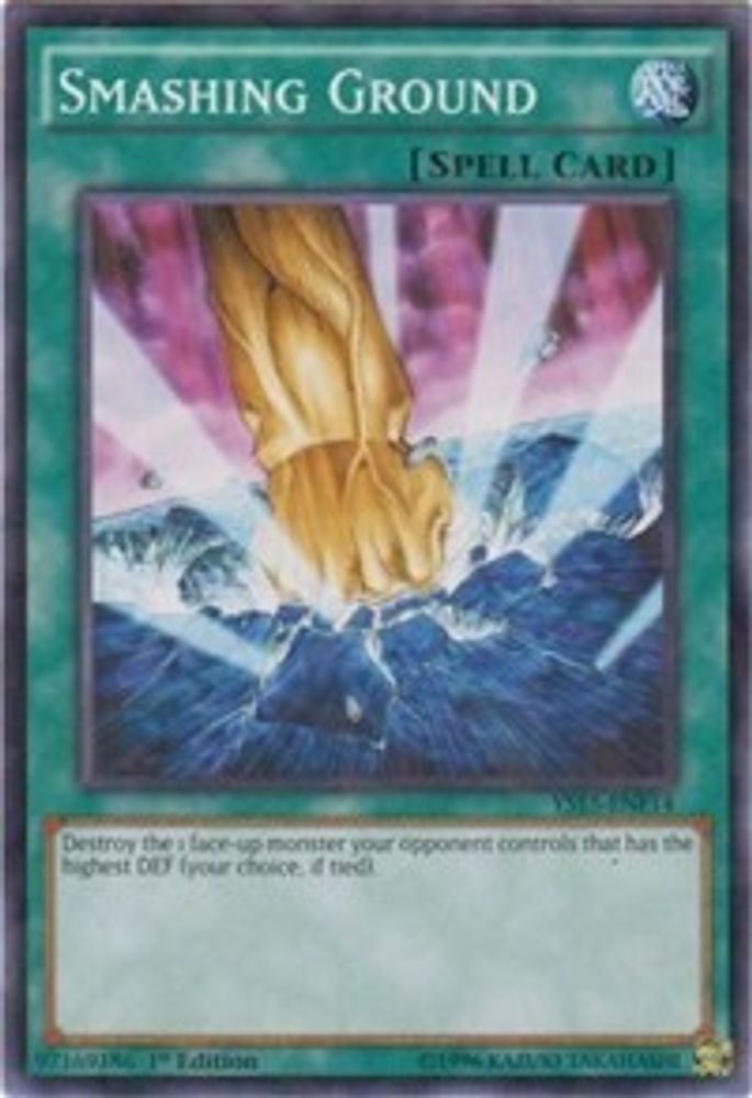 Smashing Ground (Shatterfoil) (YS15-ENF14) - Shatterfoil Rare