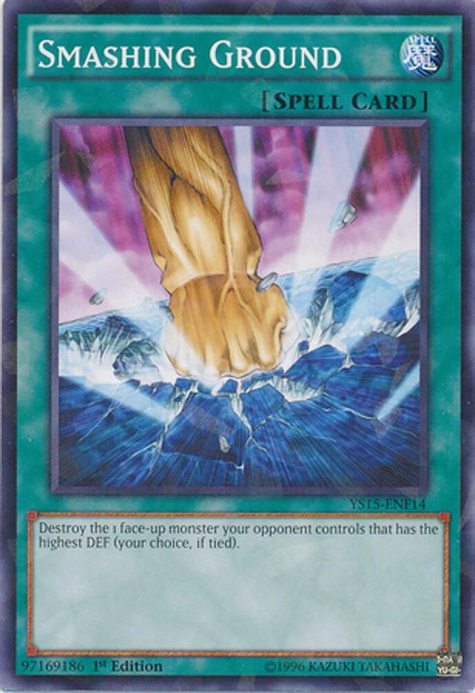 Smashing Ground (Shatterfoil) (YS15-ENF14) - Shatterfoil Rare