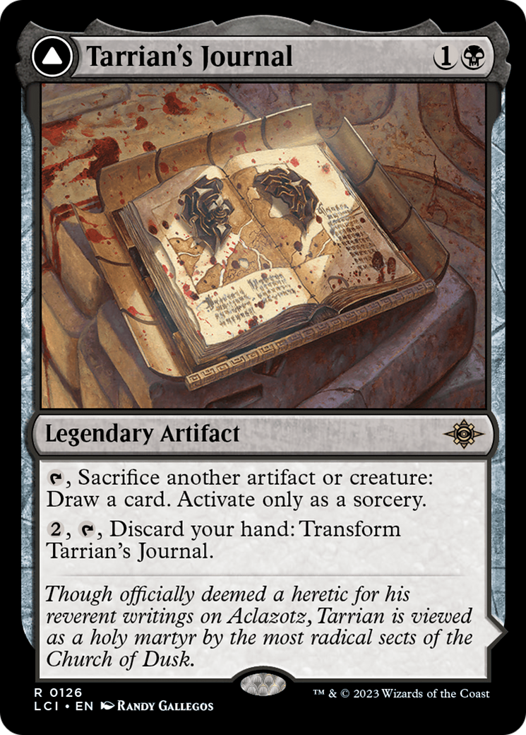 Journal de Tarrian // Le Tombeau d'Aclazotz [Les Cavernes Perdues d'Ixalan] 