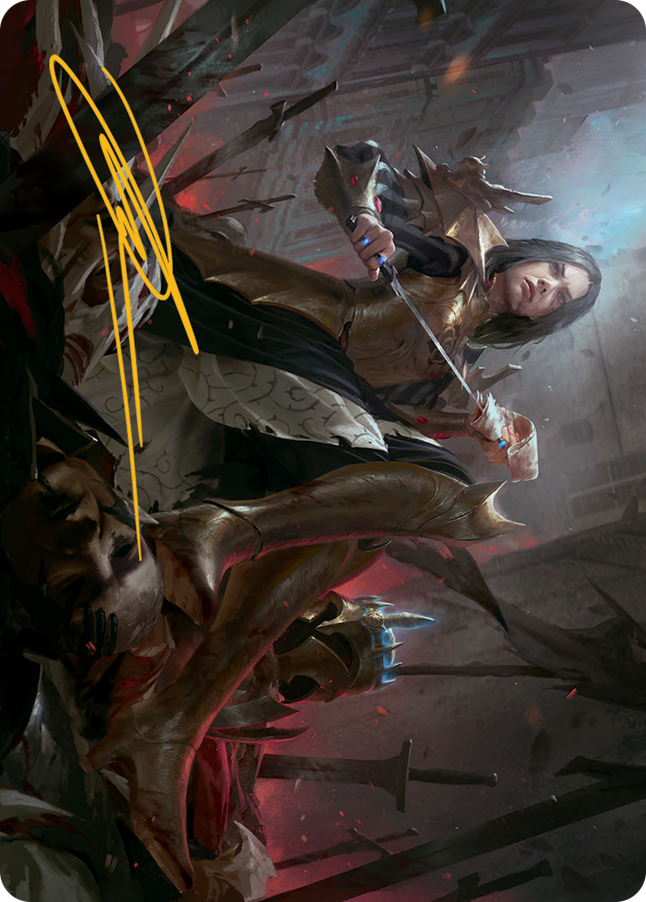 Marchesa, Resolute Monarch Art Card (Signature estampillée or) [Marche de la série d'art Machine] 
