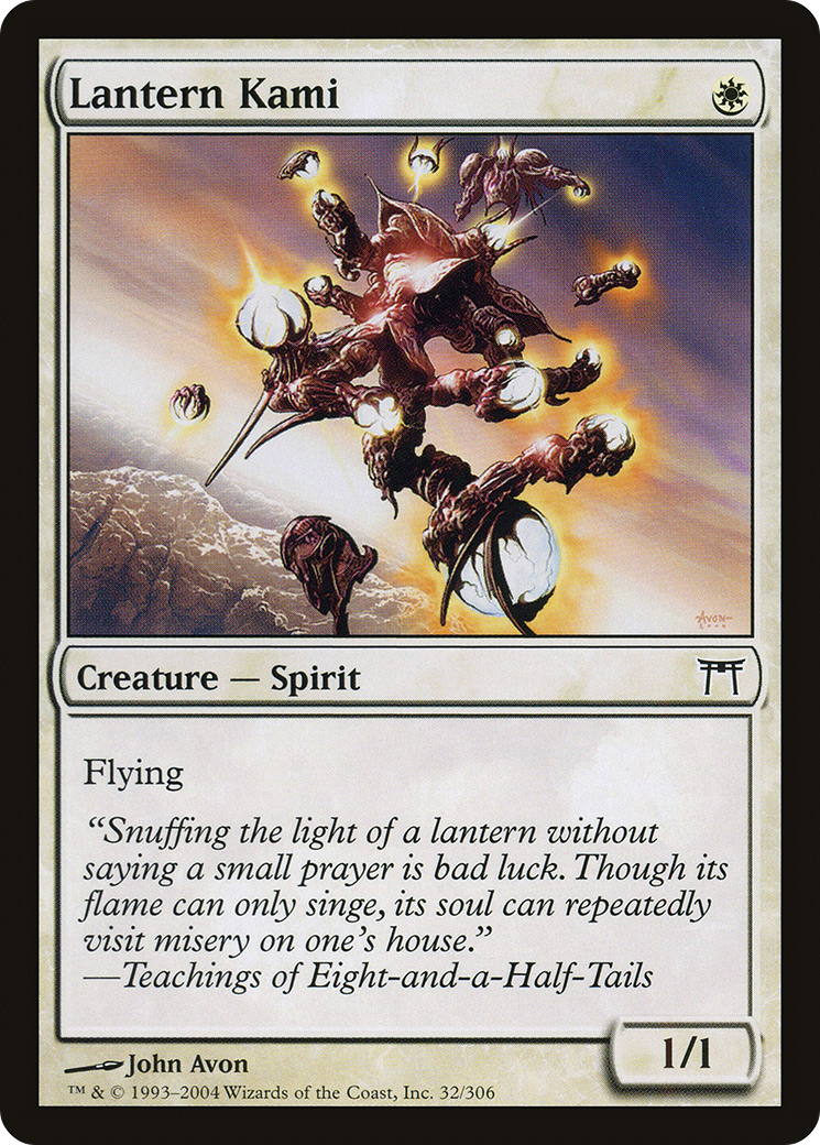 Lantern Kami (CHK-032) - Champions of Kamigawa Foil