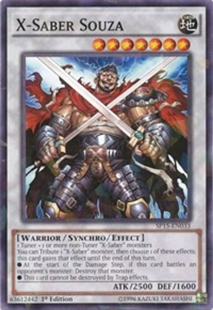 X-Saber Souza (Shatterfoil) (SP15-EN033) - Shatterfoil Rare