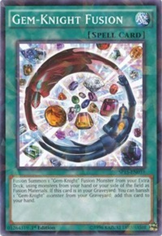 Gem-Knight Fusion (Shatterfoil) (SP15-EN039) - Shatterfoil Rare