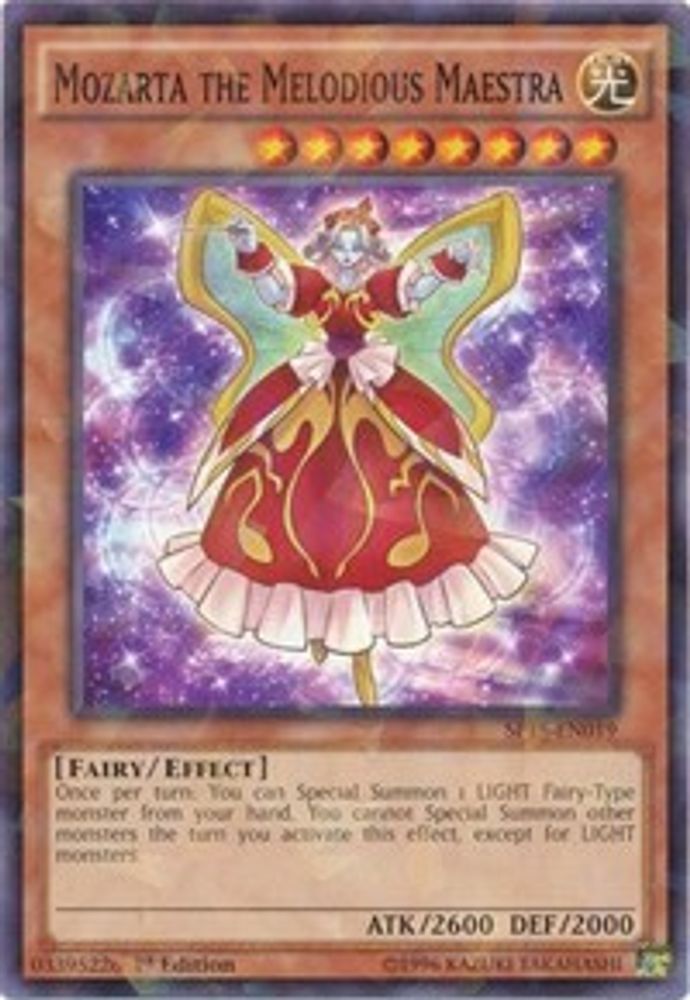 Mozarta the Melodious Maestra (Shatterfoil) (SP15-EN019) - Shatterfoil Rare