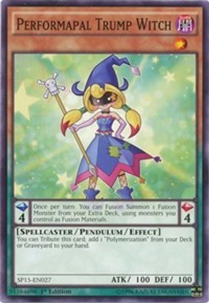 Performapal Trump Witch (SP15-EN027) - Common