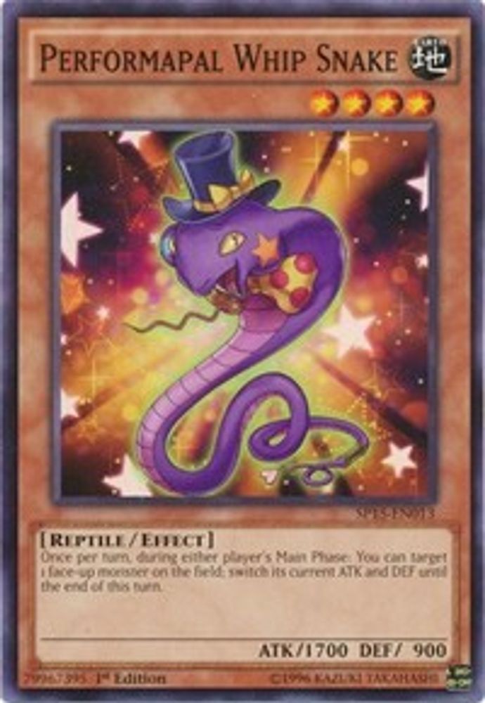 Performapal Whip Snake (SP15-EN013) - Common