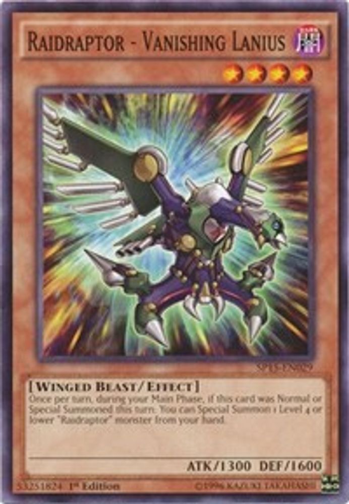 Raidraptor - Vanishing Lanius (SP15-EN029) - Common